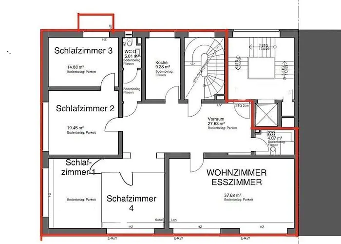 Apartamento Schoenster Rheinblick Messe Parken Luxus 10 Person Düsseldorf