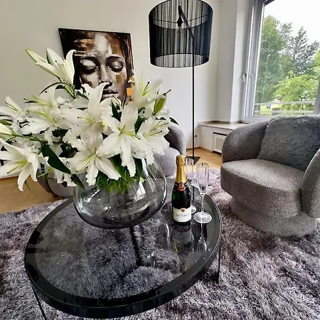 Schoenster Rheinblick Messe Parken Luxus 10 Person Apartment *