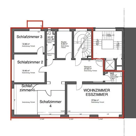 Apartamento Schoenster Rheinblick Messe Parken Luxus 10 Person Düsseldorf